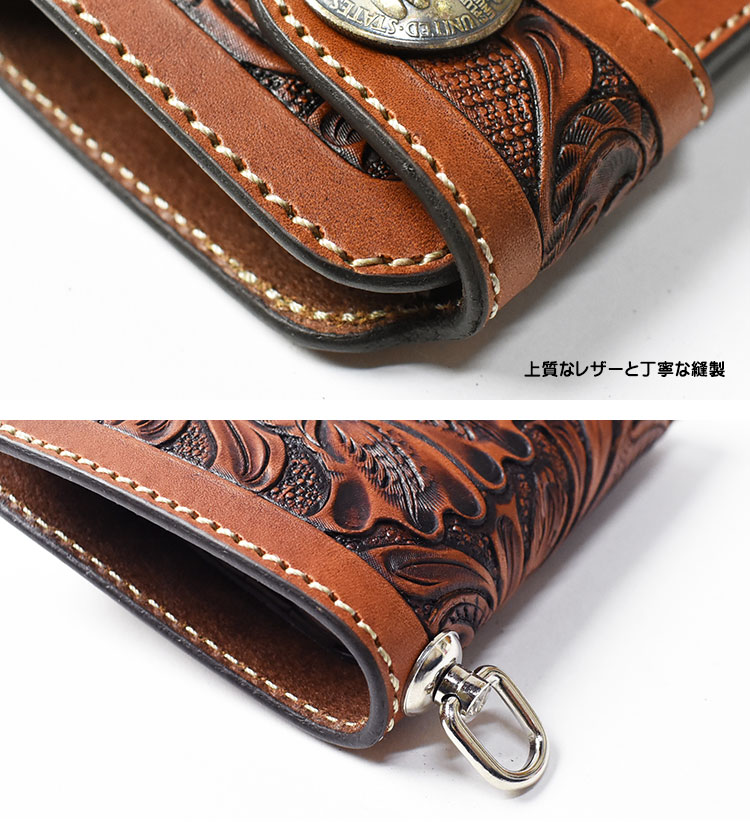 KC,s KC'S ケイシイズ レザー ウォレット ビルフォールド ラレド