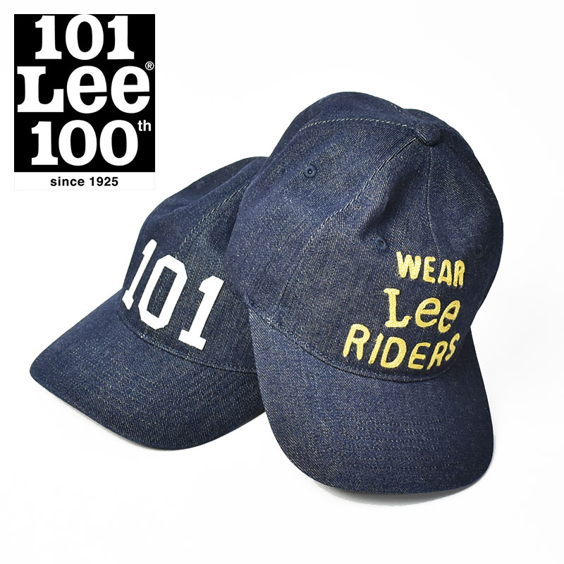 Lee 101 100周年記念 デニムキャップ RIDERS 帽子 メンズ