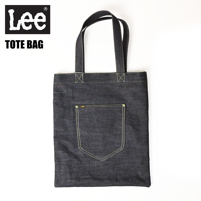 Lee（リー） ロゴ 刺繍 デニムトートバッグ ライダース ウエスターナー