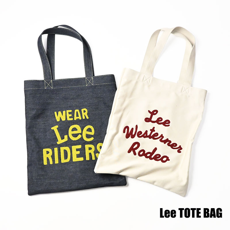 Lee（リー） ロゴ 刺繍 デニムトートバッグ ライダース ウエスターナー