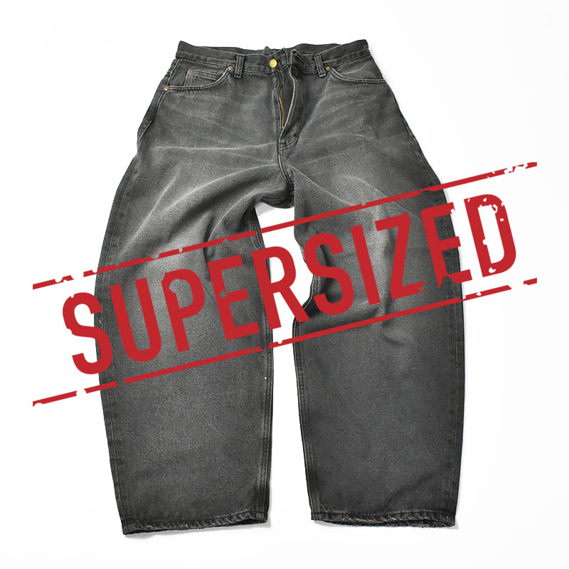Lee リー SUPERSIZED ビッグシルエット ライダースデニムパンツ