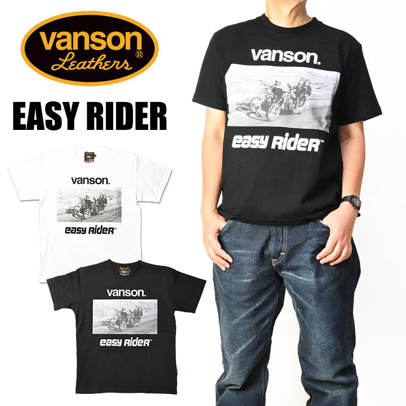 VANSON（バンソン） VANSON x EASY RIDER x イージーライダー 半袖 T