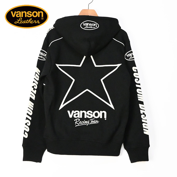 VANSON（バンソン） パーカー フルジップ パーカー STAR ワンスター 星