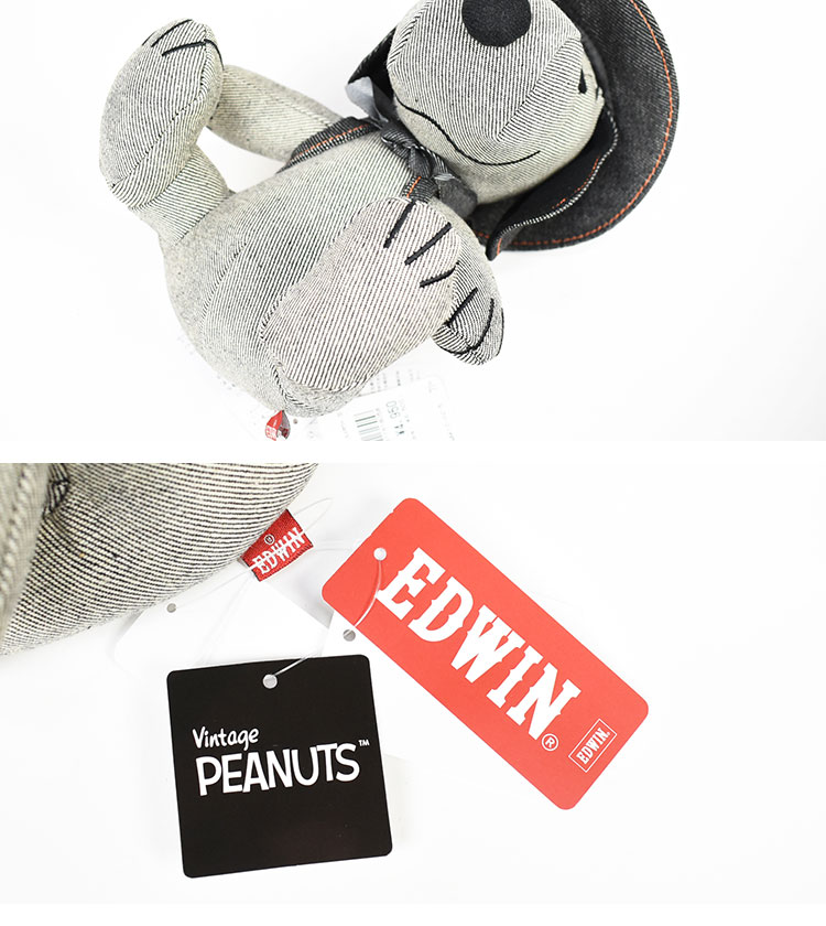 SNOOPY EDWIN エドウィン スヌーピー コラボ デニム ぬいぐるみ