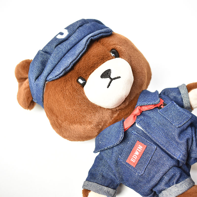 EDWIN（エドウィン） くまのかっごう コラボ デニム ぬいぐるみ