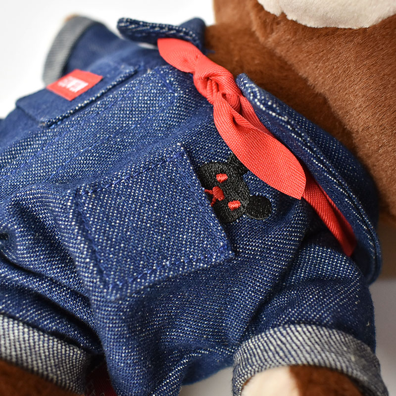 EDWIN（エドウィン） くまのかっごう コラボ デニム ぬいぐるみ