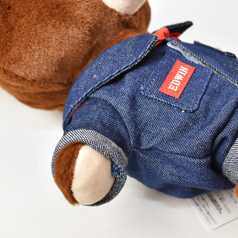 EDWIN（エドウィン） くまのかっごう コラボ デニム ぬいぐるみ