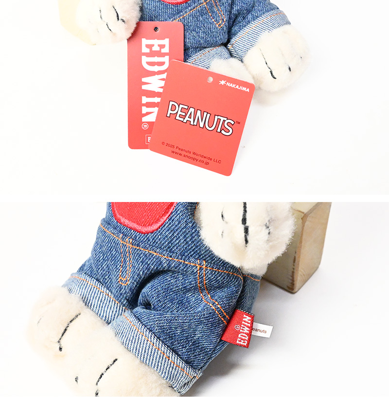 EDWIN（エドウィン） スヌーピー コラボ デニム ぬいぐるみ デニム