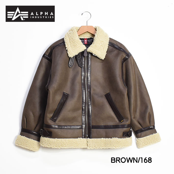 セール！ ALPHA アルファ レディース B-3 JACKET B-3 フェイクムートン