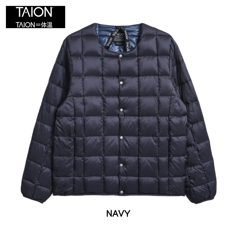 メンズダウンコート、ダウンジャケット（ジップ、ボタン：ボタン留め