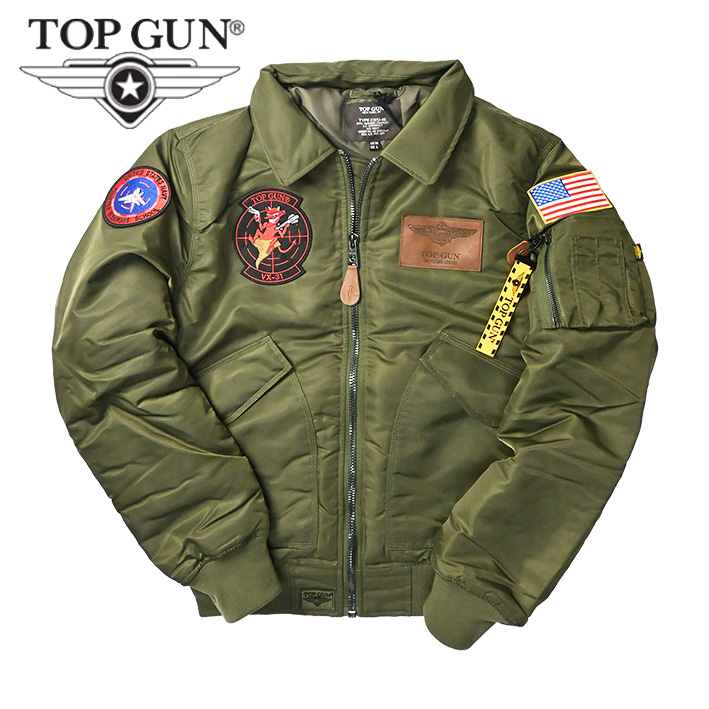 TOP GUN トップガン CWU-45 CWU45 ミリタリー フライトジャケット