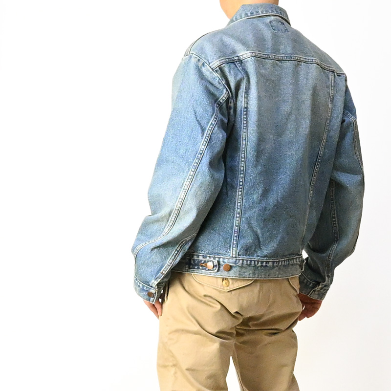 新品✨Wrangler 24MJZ デニムジャケット 復刻 WM4024 L Wrangler（ラングラー） 24MJZ ジップアップ デニムジャケット Gジャン