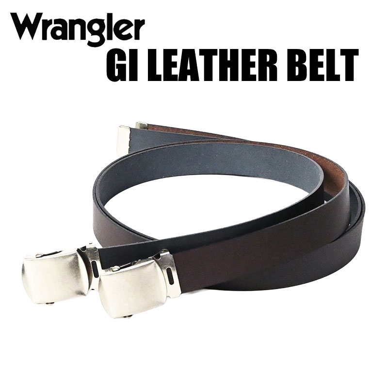 Wrangler（ラングラー） レザー GIベルト ミリタリー 革ベルト ガチャ