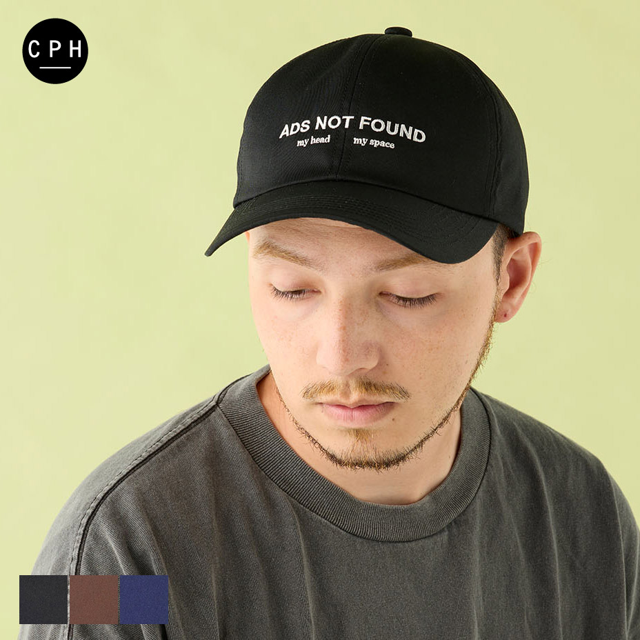 CPH 6 PANEL CAP ブラック 黒 シーピーエイチ 6パネルキャップ 【公式