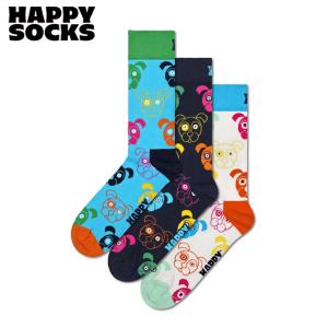Happy Socks ハッピーソックス 靴下 レディース メンズ ギフト ソックス 3足セット 靴...