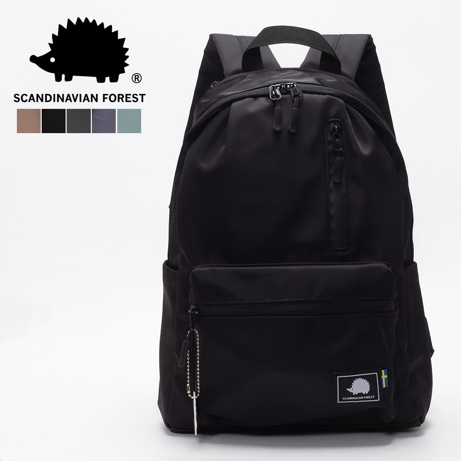 希少 17SS コットンキャンバスリュック 黒 SCANDINAVIAN FOREST（スカンジナビアンフォレスト） リュック バッグ