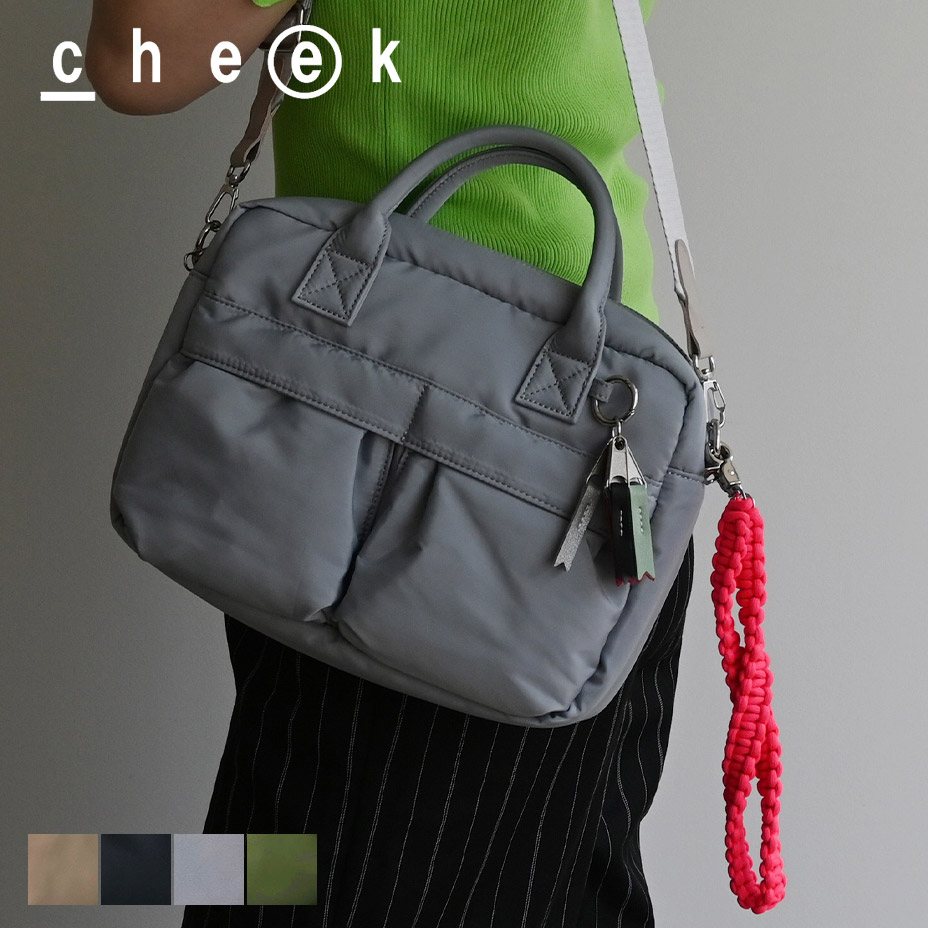 cheek バッグ ボストンバッグ レディース 軽量 大容量 2way 3way