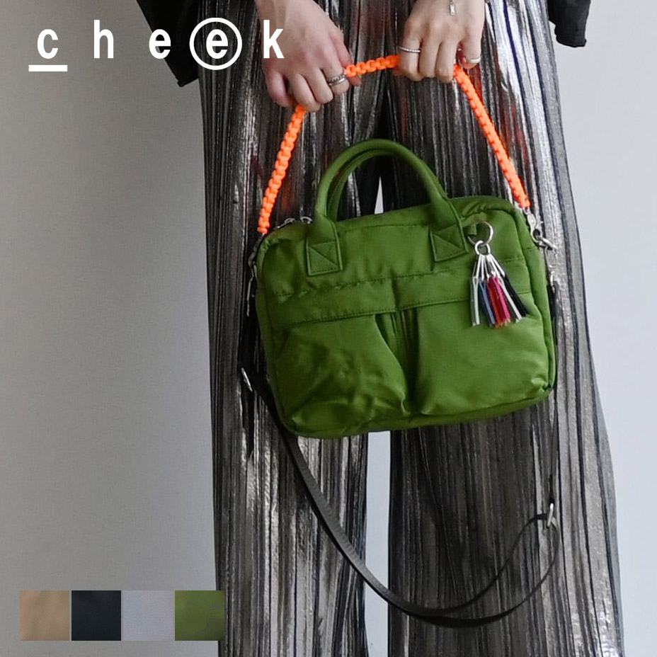 Alpha ミニボストン セージグリーン 2way ハンドバッグ ミリタリー cheek バッグ ボストンバッグ レディース 軽量 大容量 2way 3way