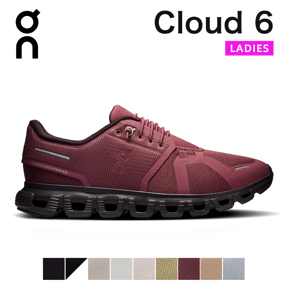 ON Cloud 6スニーカー24cmレディース On（オン） On Cloud 6 クラウドシックス スニーカー レディース