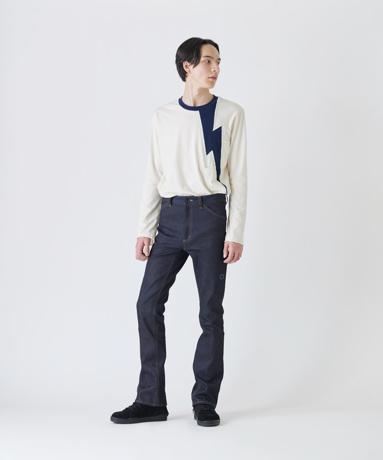 DIET BUTCHER SLIM SKIN フレアパンツ メンズ レディース