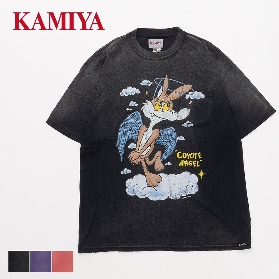 KAMIYA カミヤ tシャツ メンズ レディース 半袖 ブランド 綿100％ 胸
