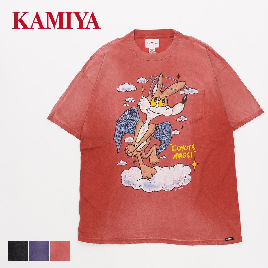 KAMIYA カミヤ tシャツ メンズ レディース 半袖 ブランド 綿100％ 胸