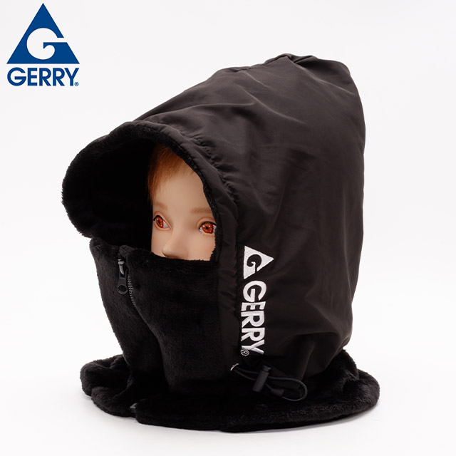 CHARI&CO LANDMARK JKT ジャケット フード・ネックウォーマー ジェリー GERRY ネックウォーマー フード付き （ブラック