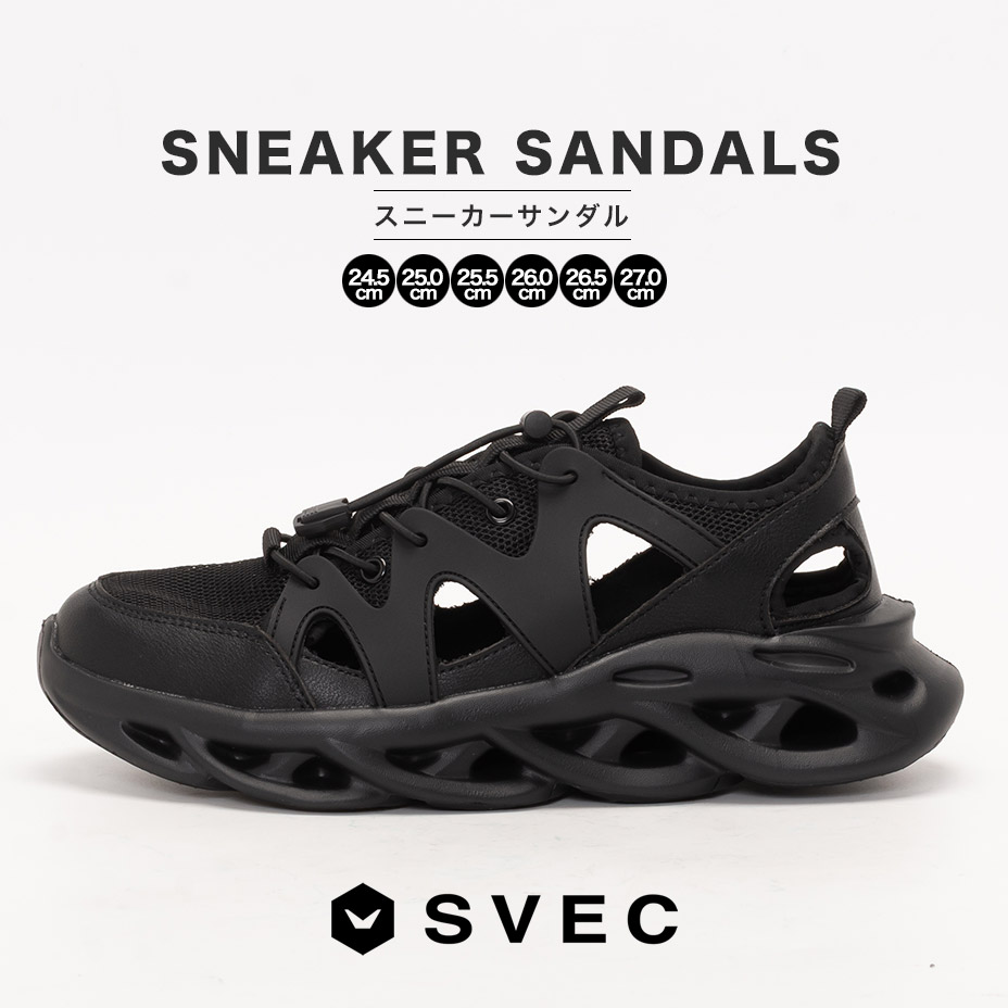 SVEC（シュベック） 靴 サンダル スニーカー スリッポン メンズ