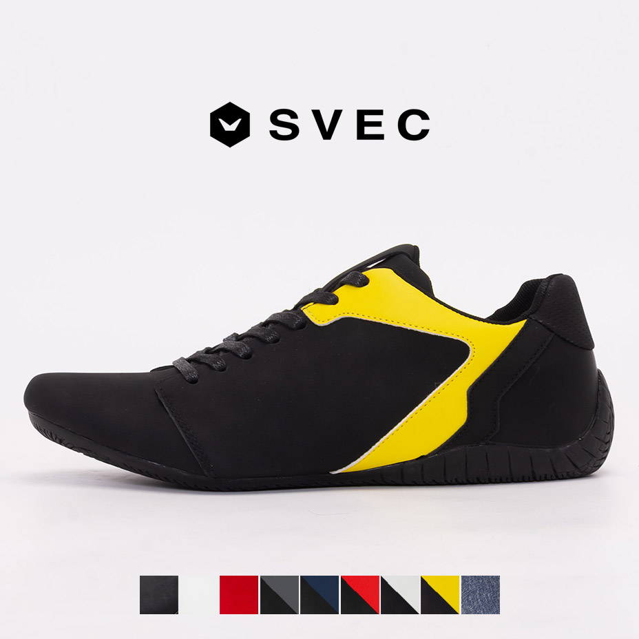 【未使用 スペイン製】ドライビングシューズ SVEC（シュベック） ドライビングシューズ メンズ 25cm 4輪 ドライブ