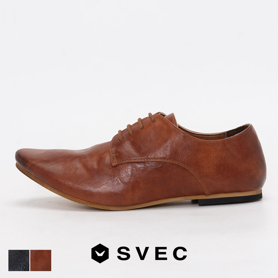 SVEC（シュベック） オックスフォードシューズ メンズ 薄底シューズ