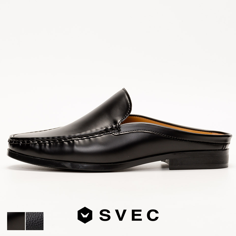 SVEC（シュベック） ローファー メンズ サンダル かかとなし ミュール