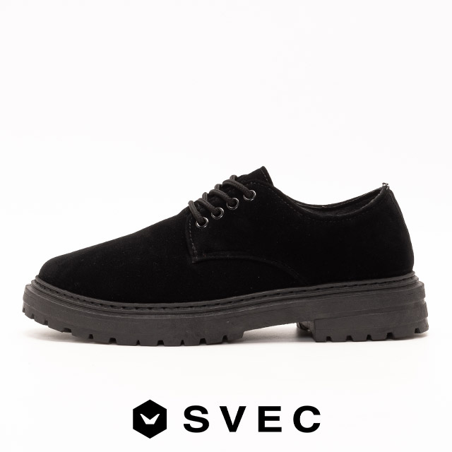 シューズ(男性用) seize81sb SVEC（シュベック） レースアップシューズ メンズ 厚底 革靴