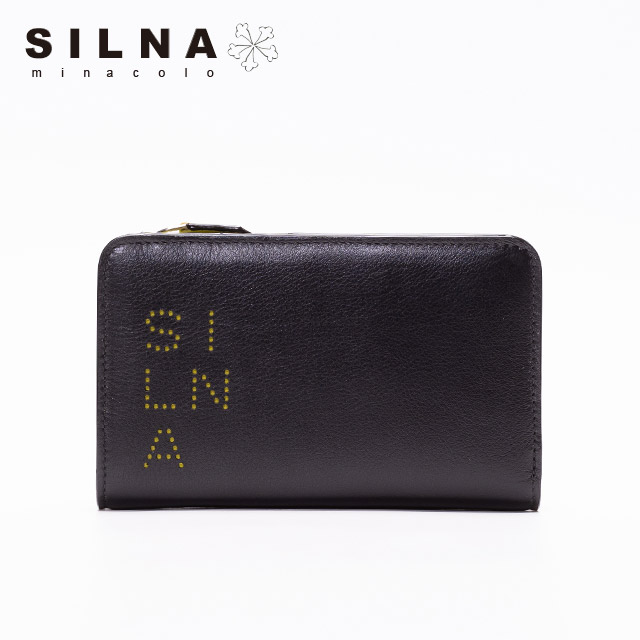 SILNA minacolo 二つ折り財布 レディース 財布 ミニ財布 小さめ 本革