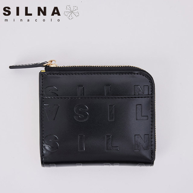 SILNA minacolo 財布 レディース 二つ折り ブランド 本革 牛革 薄い