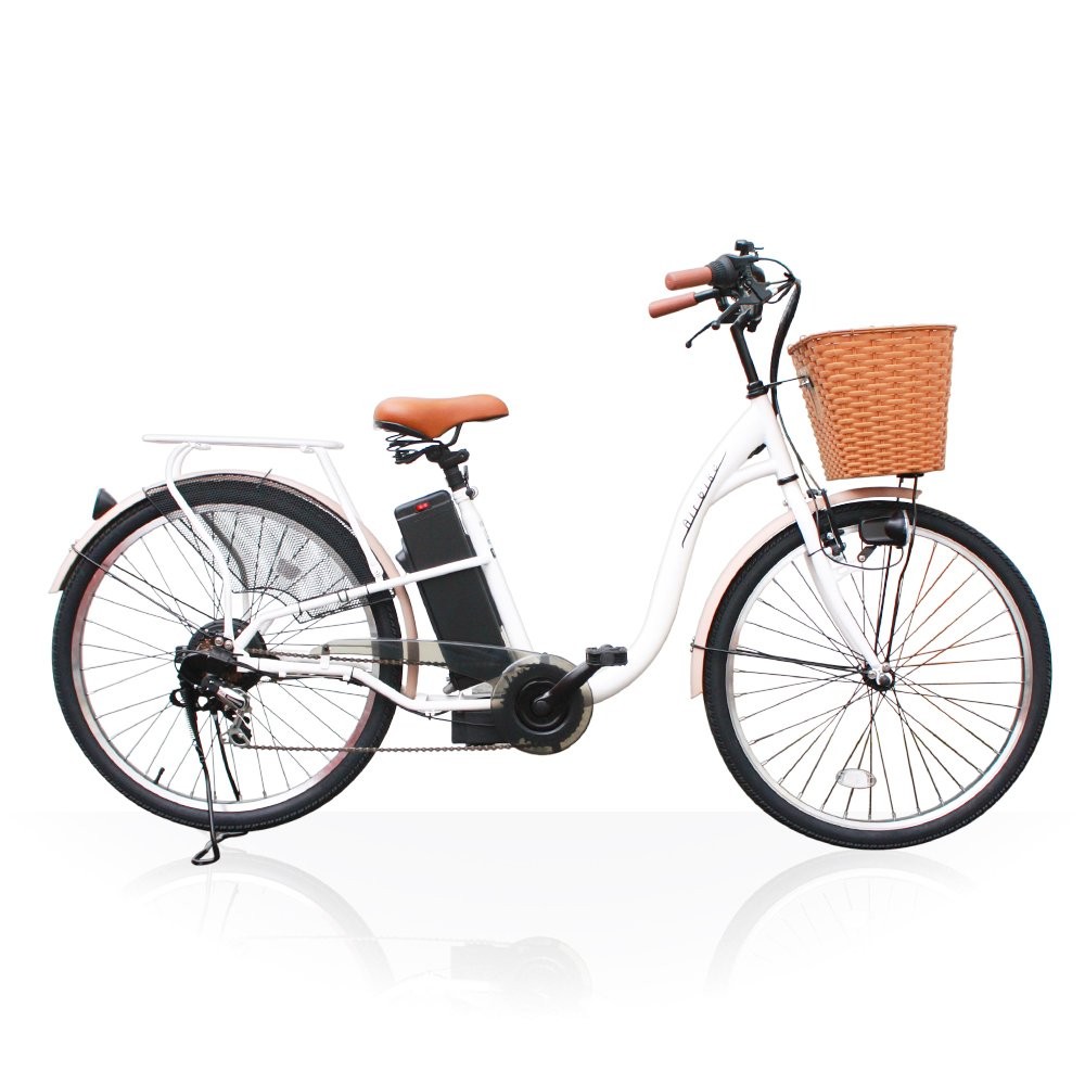 26インチ 電動アシスト自転車207 シマノ製６段変速機 最新後輪ロックキー 軽量バッテリー 【型式認定モデル】