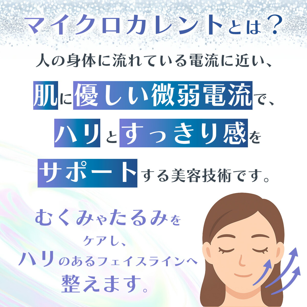 santasan Prona お風呂で使える 防水機能付き マイクロカレント 美顔ローラー 商品画像