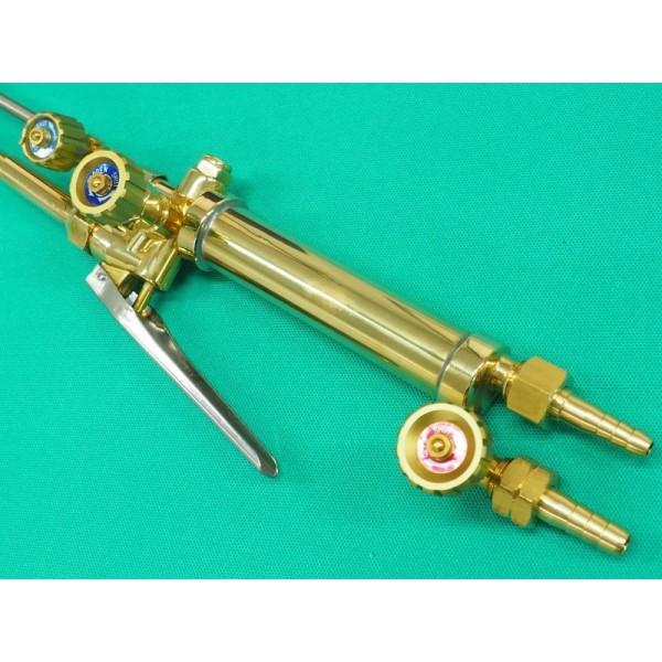 値下げしました。ガス切断機　レバー式 A切 切断器 CL-02V レバー式 高圧調整バルブ付 プロパン(LPG)用 火口3