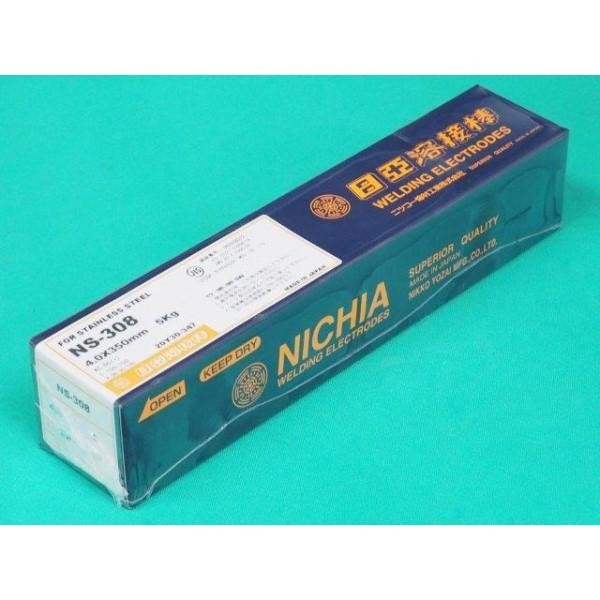 ステンレス鋼(被覆棒) NS-308 2.0mm 4kg 日亜溶接棒 ニツコー熔 ステンレス鋼(被覆棒) NS-308 2.0mm 4kg 日亜溶接棒 ニツコー熔