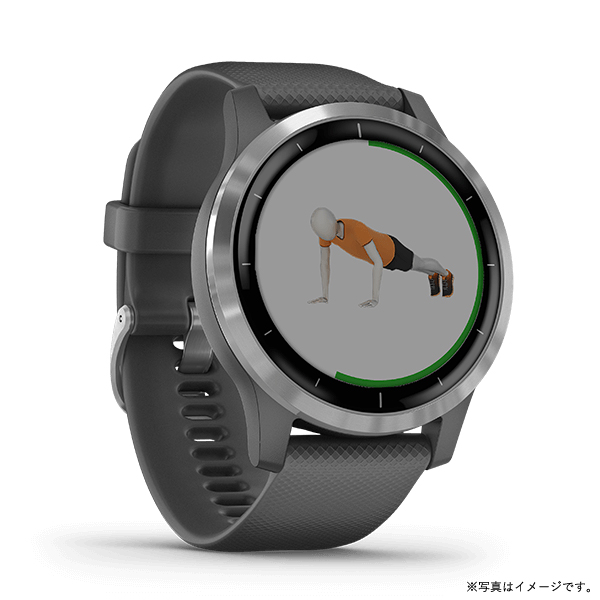 GARMIN ガーミン ビボアクティブ 4 vivoactive 4 Shadow Gray Silver