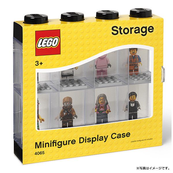 LEGO レゴ レゴミニフィギアディスプレイケース/8 ブラック 黒 収納 レゴブロック コレクションボックス フィギュア 5711938023591  40650003 正規品