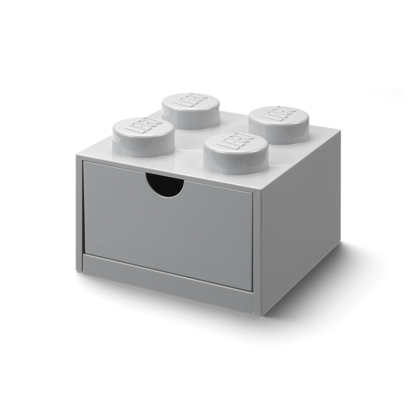 LEGO レゴ デスクドロワー4 グレー 引き出し 収納 小物入れ 卓上 机上 入学祝い オフィス 会社 誕生日 40201740 5711938032005｜santecdirect｜02
