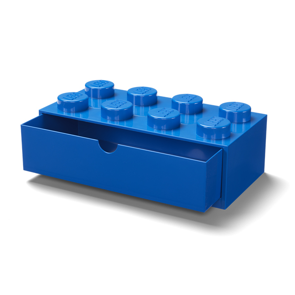 LEGO レゴ デスクドロワー8 ブルー 引き出し 収納 小物入れ 卓上 机上 入学祝い オフィス 会社 誕生日 40211731 5711938032029｜santecdirect
