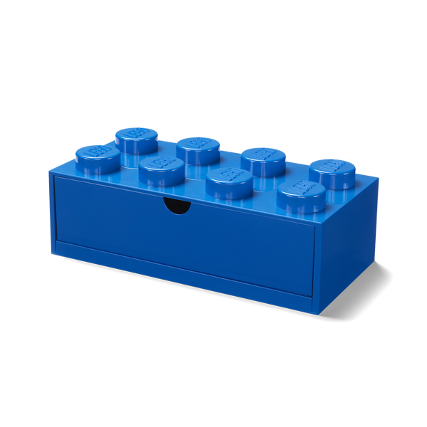 LEGO レゴ デスクドロワー8 ブルー 引き出し 収納 小物入れ 卓上 机上 入学祝い オフィス 会社 誕生日 40211731 5711938032029｜santecdirect｜02