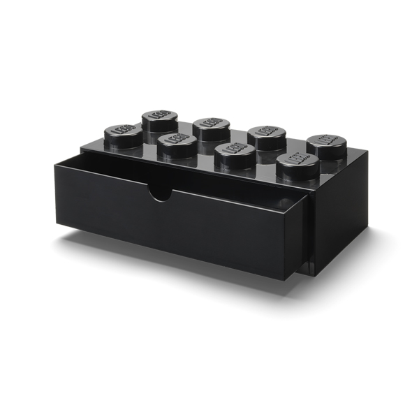 LEGO レゴ デスクドロワー8 ブラック 引き出し 収納 小物入れ 卓上 机上 入学祝い オフィス 会社 誕生日 40211733 5711938032036｜santecdirect