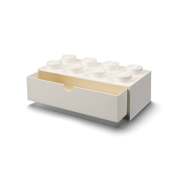 LEGO レゴ デスクドロワー8 ホワイト 引き出し 収納 小物入れ 卓上 机上 入学祝い オフィス 会社 誕生日 40211735 5711938032043｜santecdirect