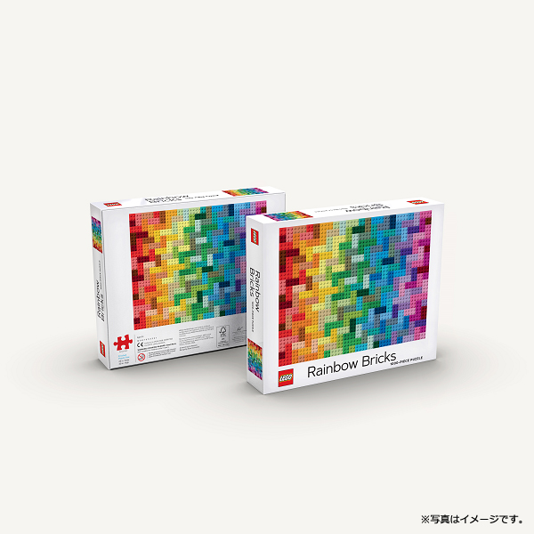 CBPZL-005 LEGO レゴ Rainbow Brick Puzzle 1000ピース パズル ジグソーパズル｜santecdirect｜06