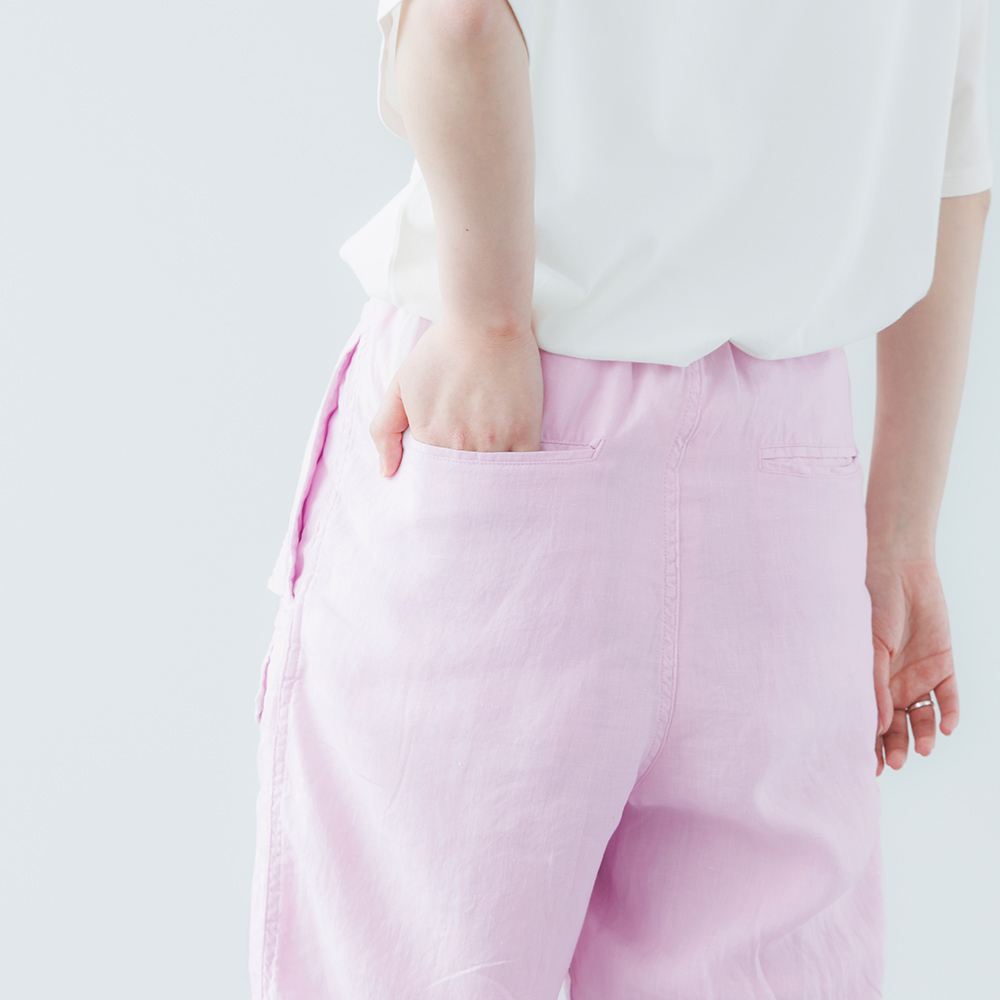 TICCA（ティッカ） カーゴパンツ レディース リネン TBFS-406 日本製