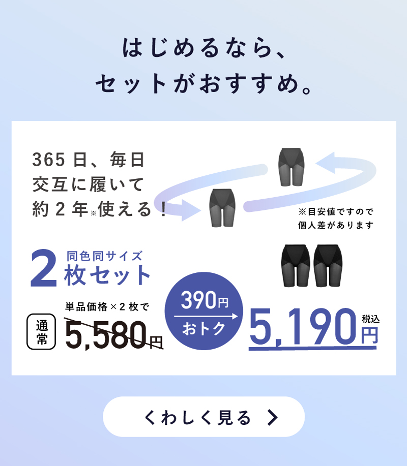 はじめるなら、セットがお得！