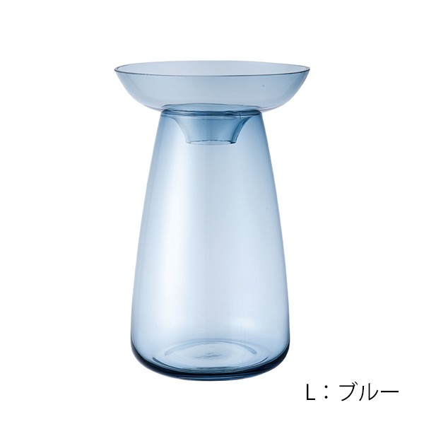 キントー フラワーベース AQUA CULTURE VASE L ガラス 花瓶 水耕栽培 水栽培 ポット おしゃれ 大きい 花器 アクアカルチャーベース KINTO｜santelabo｜03