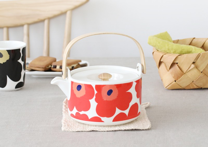 marimekko マリメッコ UNIKKO TEAPOT 700ml／ウニッコ ティーポット